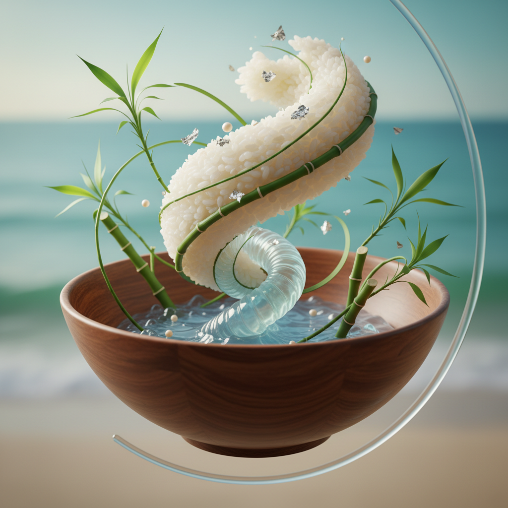 Rice jolt bowl bamboo ballet buoyant Bay helix
