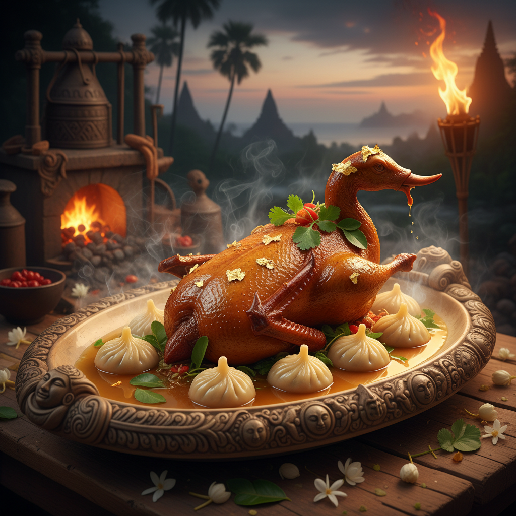 Dumpling drift dish duck divine Bay forge